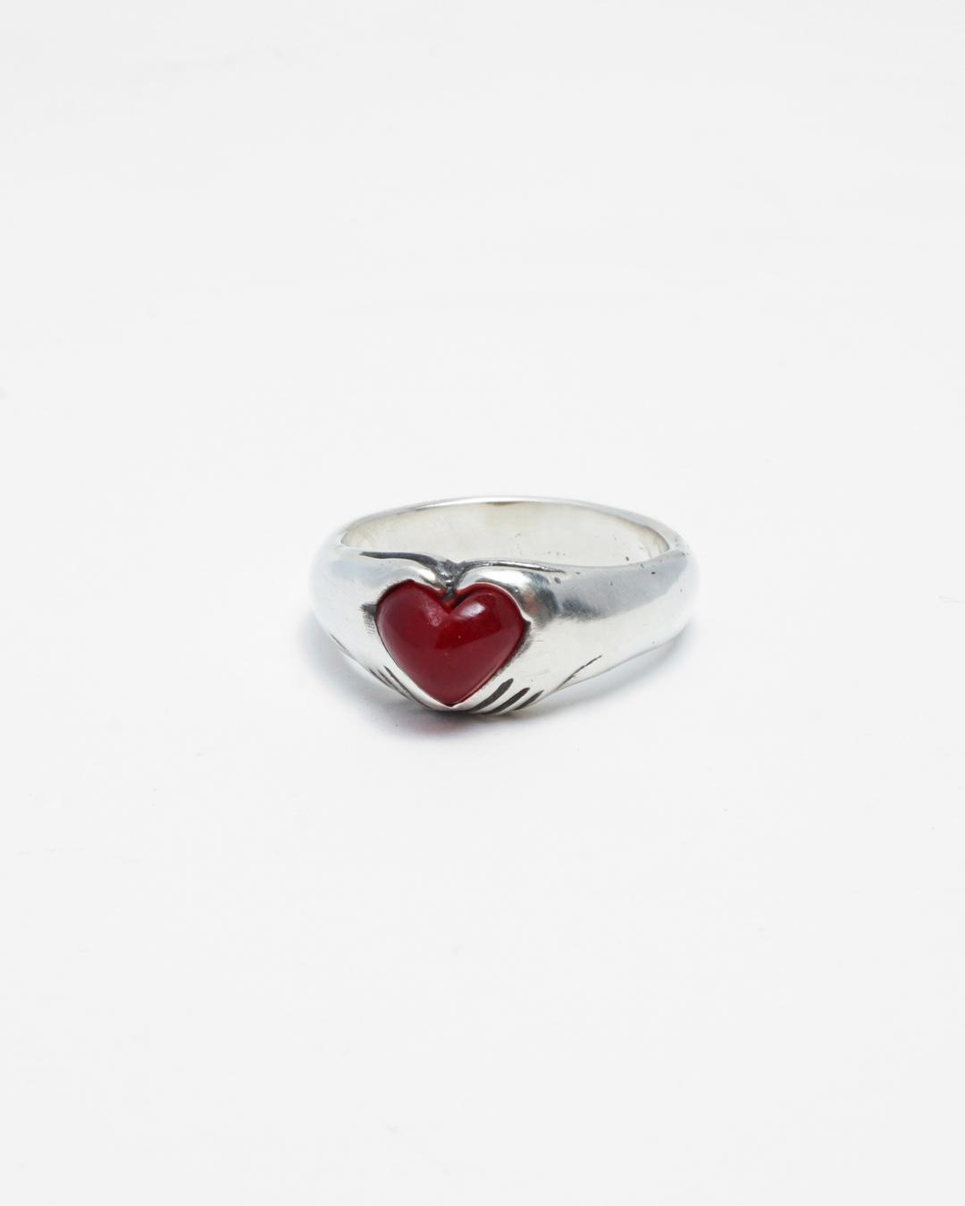 Cherry heart ring