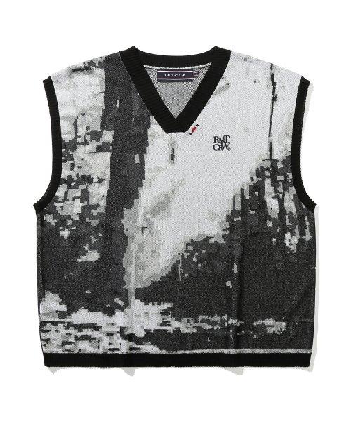 포레스트 니트 베스트_블랙