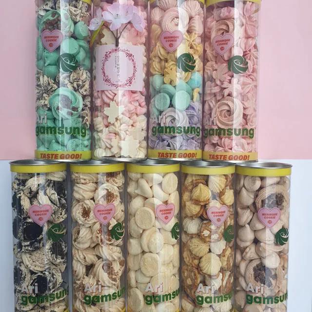 💗아리감성수제머랭쿠키💗원통형🍫호텔델루나아이유