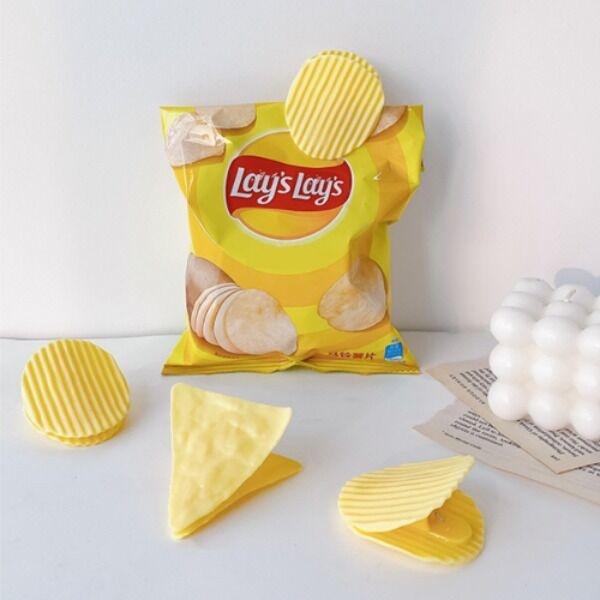 나쵸칩 감자칩 집게