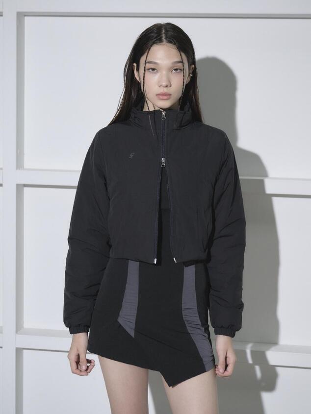 SYMBOL 2WAY PADDED JACKET [BLACK]