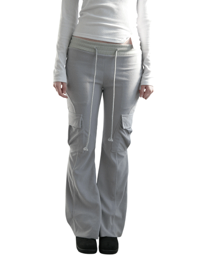 플리스 카고 부츠컷 팬츠 (2c)