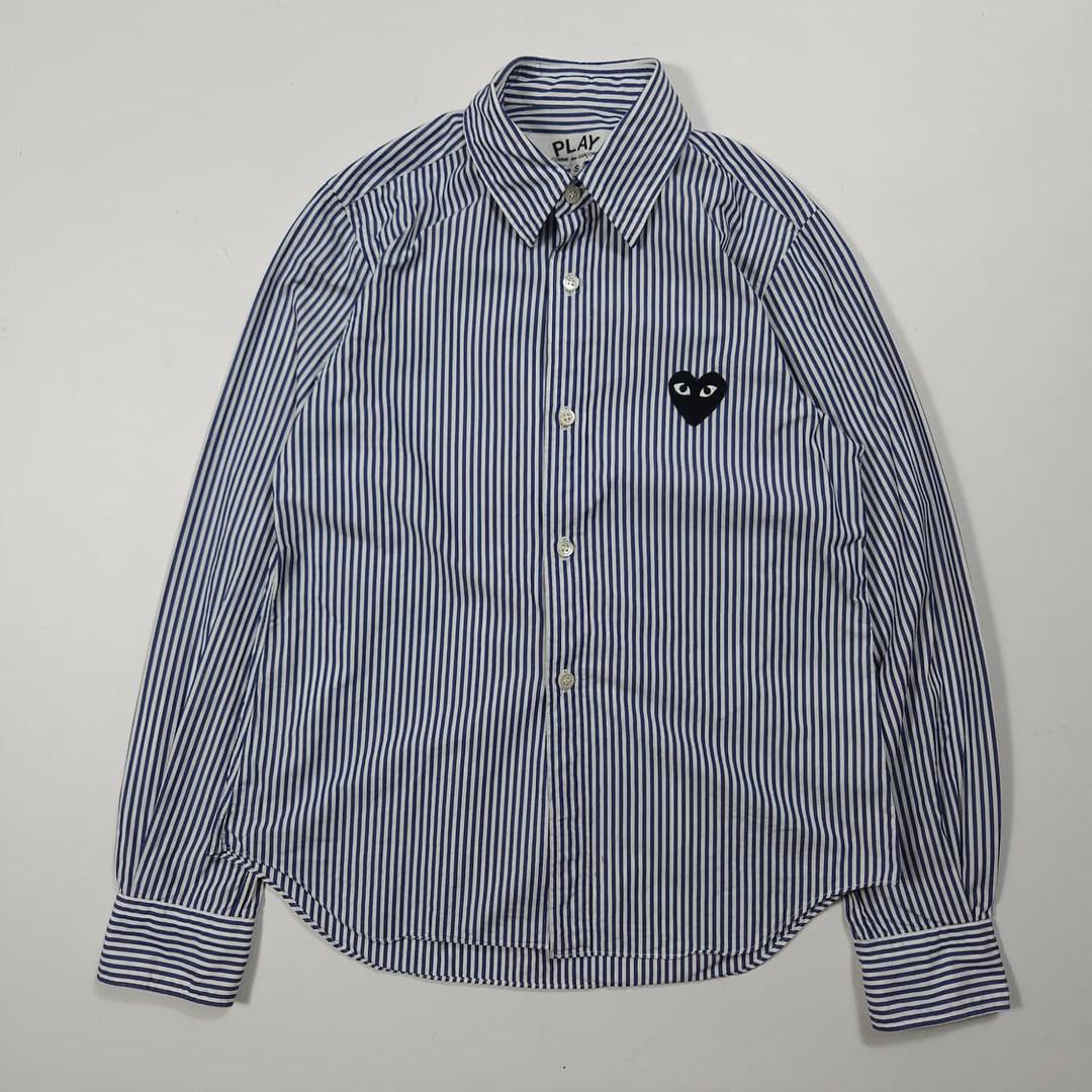 꼼데가르송 와펜 스트라이프 셔츠 | 후루츠패밀리
