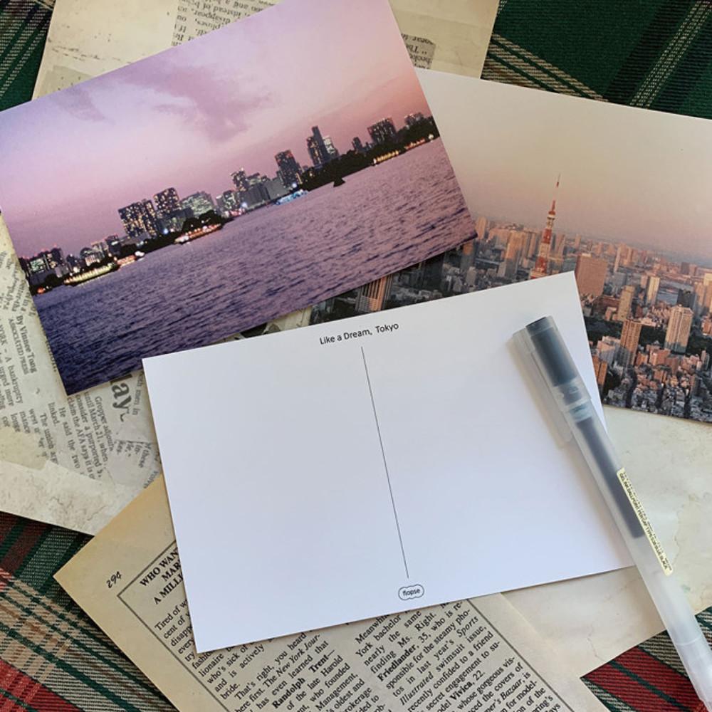 플롭시 풍경 필름 엽서 3종