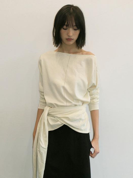 Rina wrap knit (Ivory)