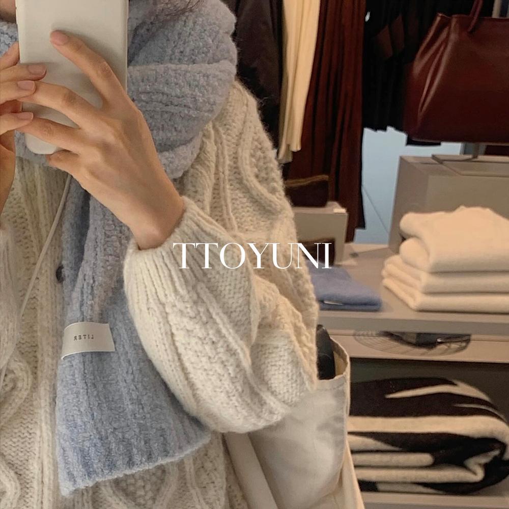 떠유니 리터 liter 베이비 알파카 부클 골지 머플러 폭닥 떠유니