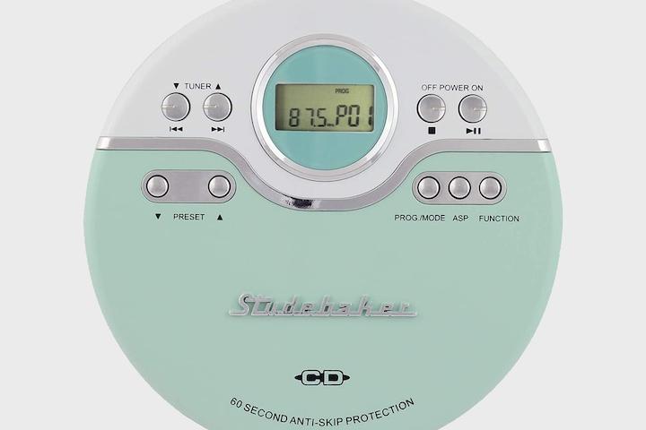 [해외] SB3703PB 레트로 휴대용 CD플레이어