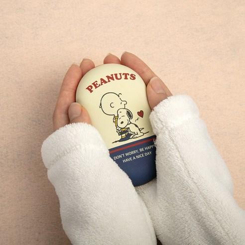 스누피 휴대용 충전식 손난로 보조배터리 양면발열 - 손/발난로 | 쿠팡