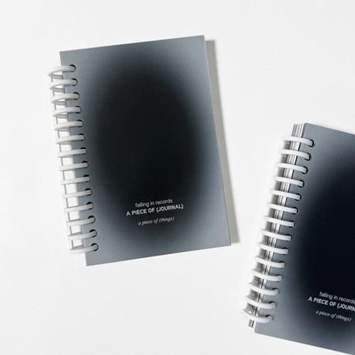 어피스오브띵즈 a piece of (journal) Black & White - 루즈링 노트
