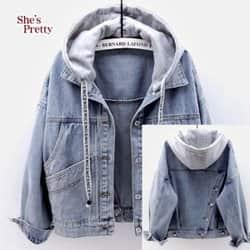 크루레이어드후드데님쟈켓_P346315648