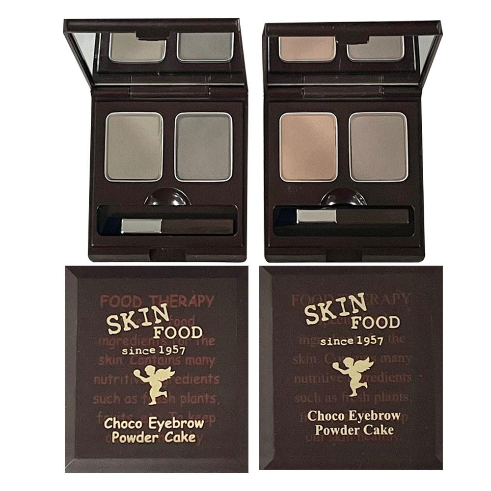 1+1 스킨푸드 초코아이브로우 파우더 케잌 2.4g