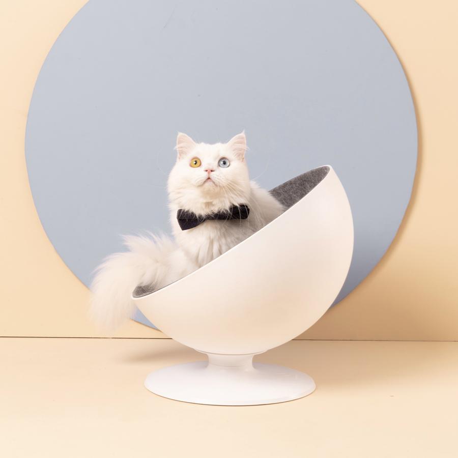 [무료배송] 퓨리테일 보스 캣 베드 회전 체어하우스