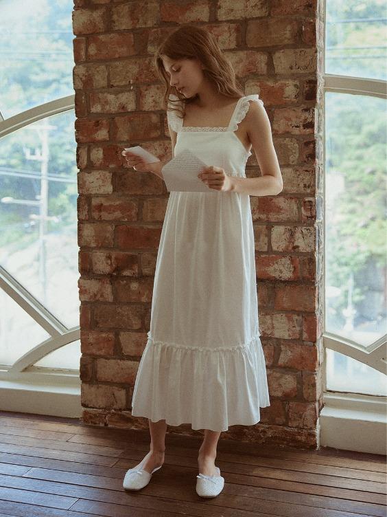 4545 BCFHO [캡내장] 프랑소와 원피스 Ivory