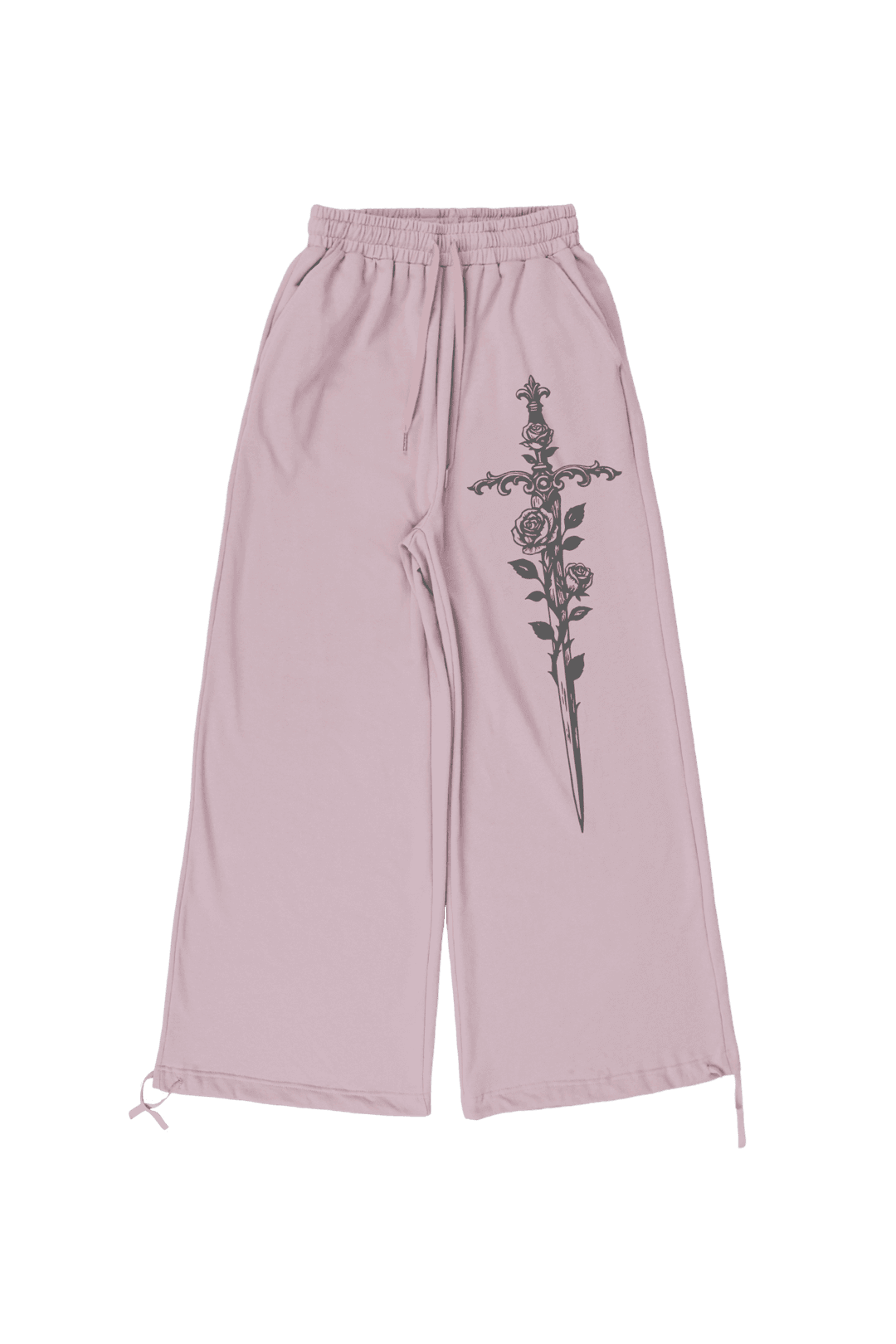 [재입고]CORSET SWORD SWEATPANTS #DUST PINK - 달링유어배드