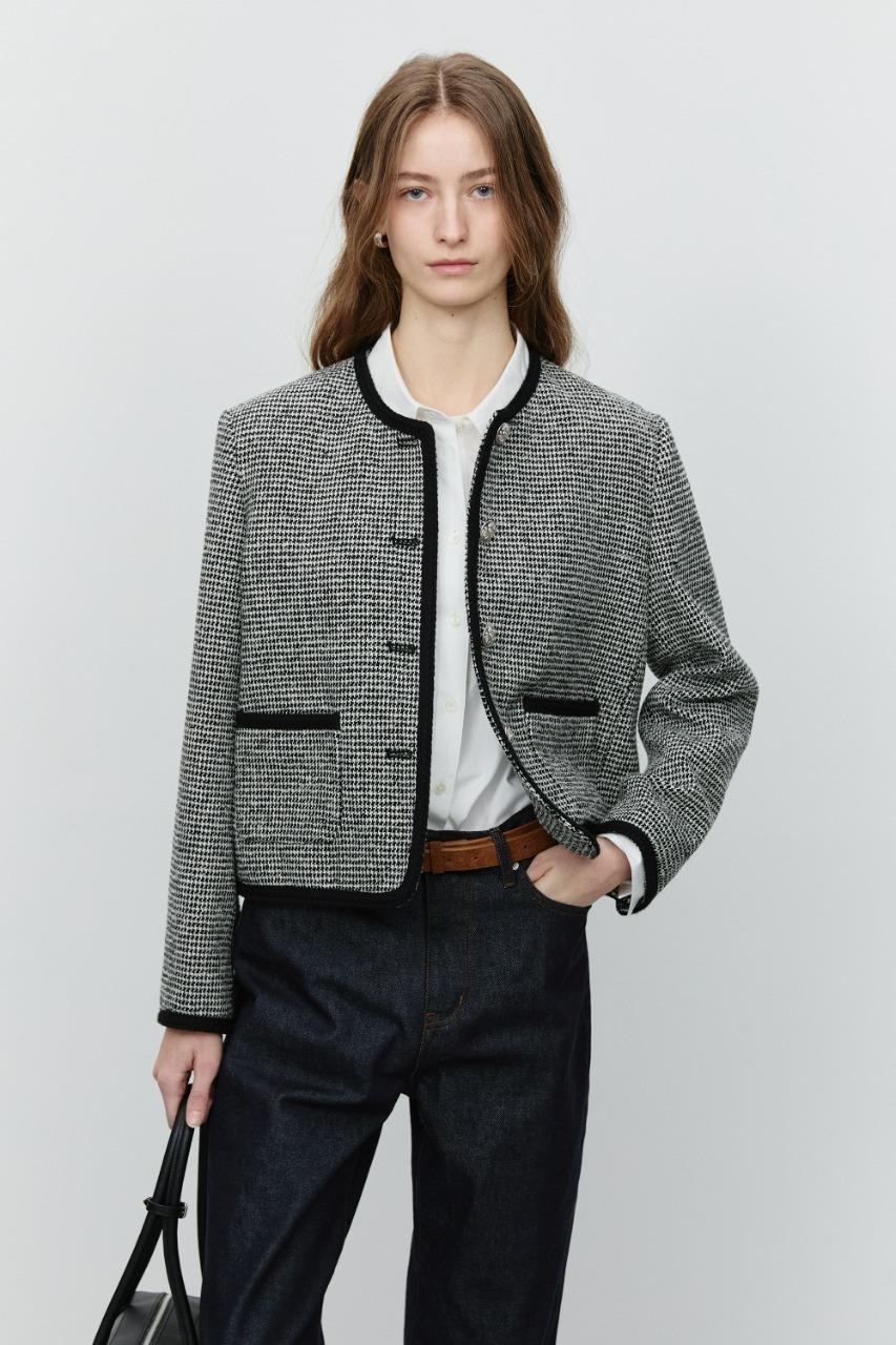 CLASSIC BOUCLE TWEED JACKET CHECK