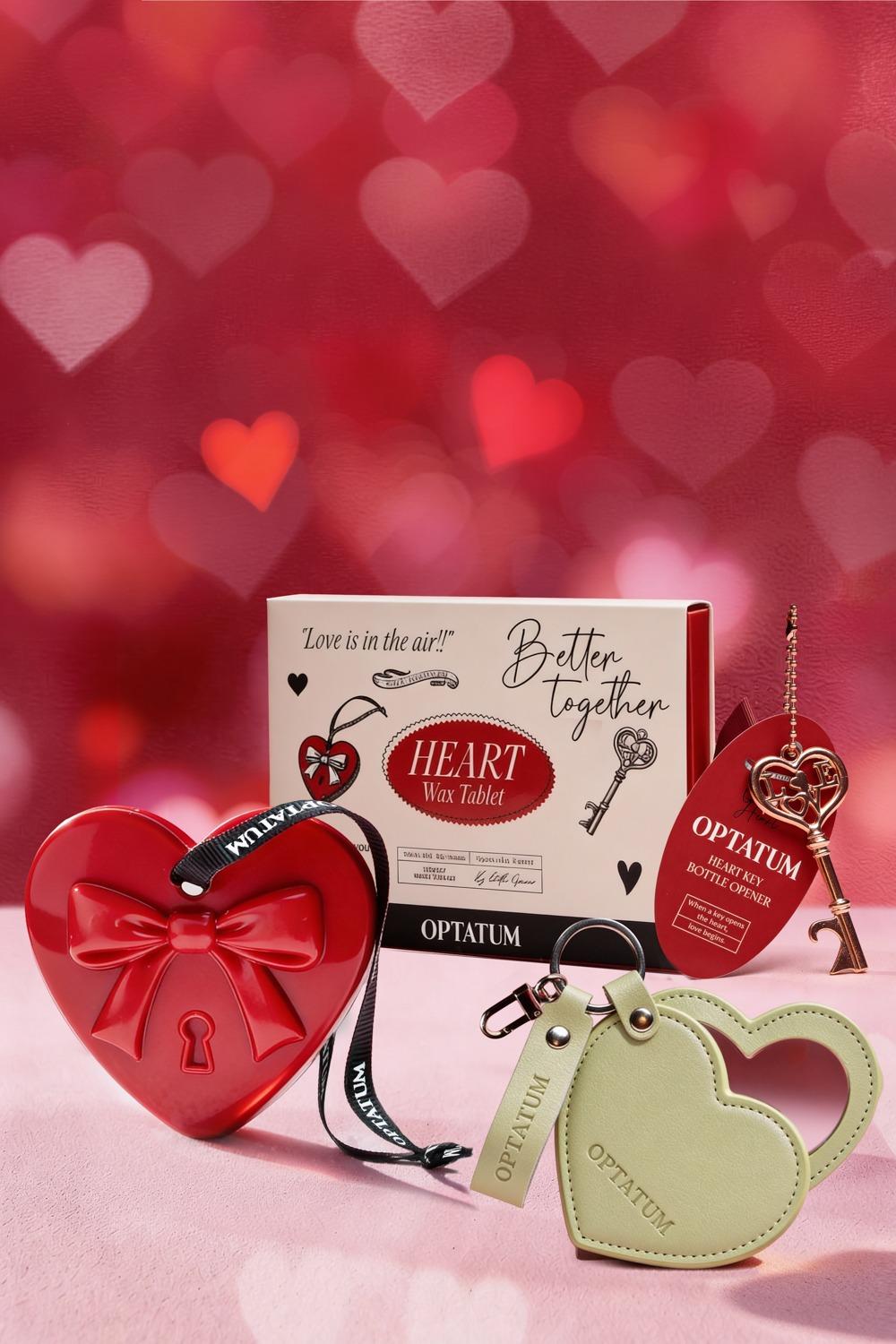 [ NEW/선물포장/하트키링 증정] 왁스 타블렛 & 하트 키 선물세트