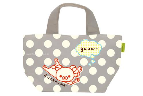 보온보냉효과가 있는 도시락가방!리락쿠마 보냉토트백(아이스가방) guuu