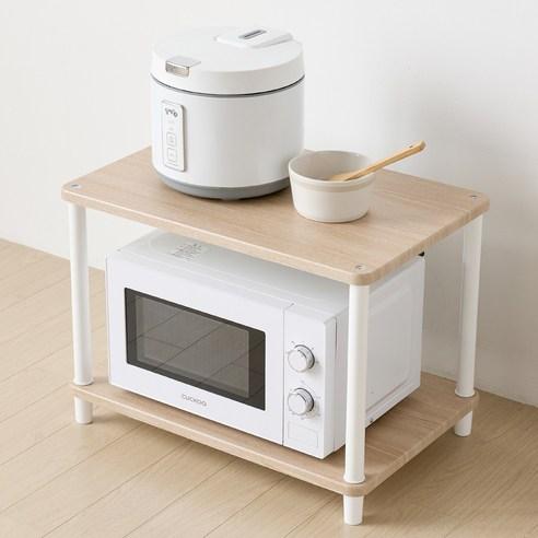 국산튼튼한 조립식 2단 렌지대 전자렌지수납장 다용도주방선반 밥솥다이 - 수납가구 | 쿠팡