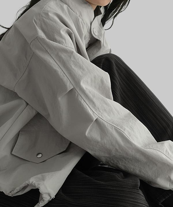 매니크 케이라 나일론 스트링 바람막이 점퍼