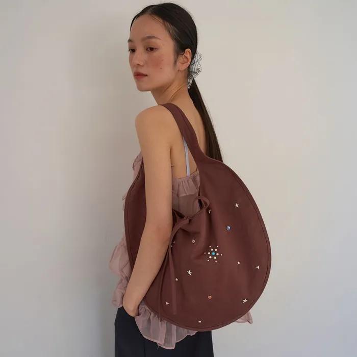 Saalty Ocean Shoulder Bag / Brick