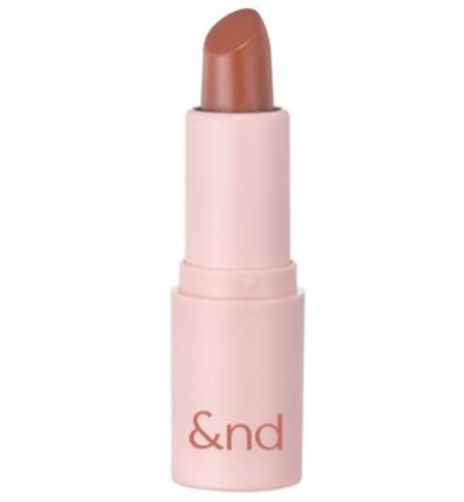 일본 로손 콜라보 &nd 앤드 바이 롬앤 글로시 립밤 넛츠베이지