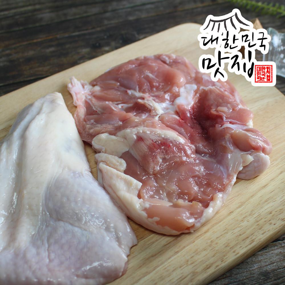 닭정육 뼈없는 순살 닭다리살 국내산 1kg 냉동 냉장 [원산지:상세설명에 표시]