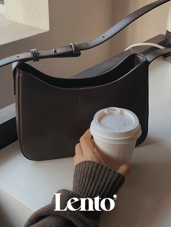 슬로우앤드 [무료배송/🏆스테디셀러] #LENTO. Classic hobo bag - 6 color (오늘드림🚚)