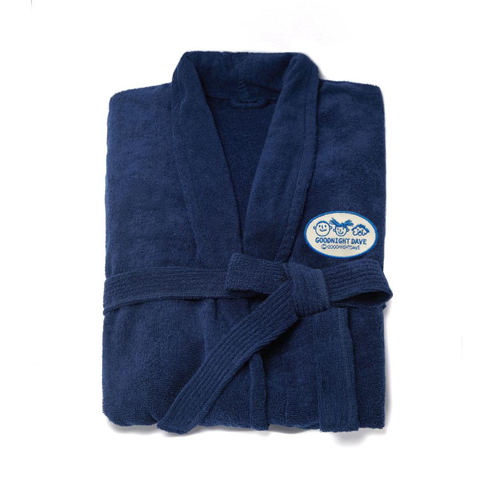Premium Oval Wappen Robe(Navy/Blue Wappen)