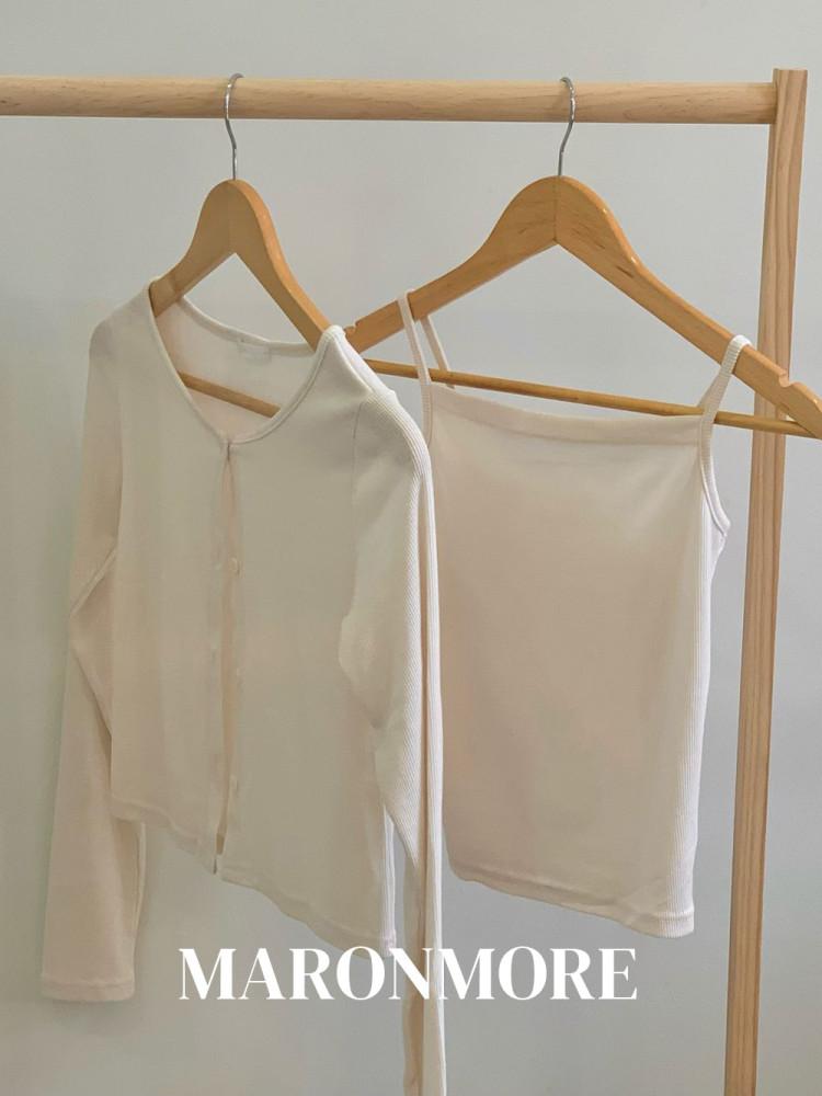 벨기에 골지 나시 가디건 (3 color)