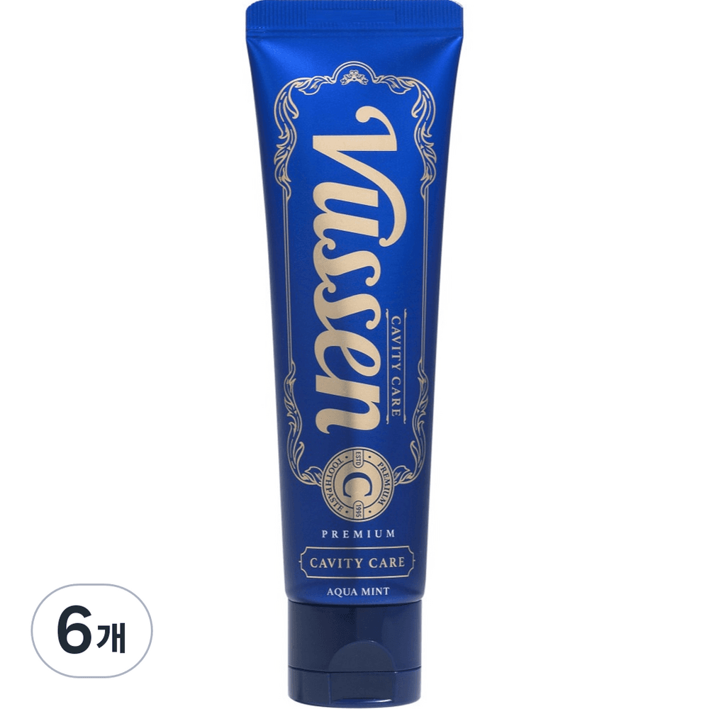 뷰센 C 충치 케어 치약 아쿠아민트향, 120g, 6개 - 치약 | 쿠팡