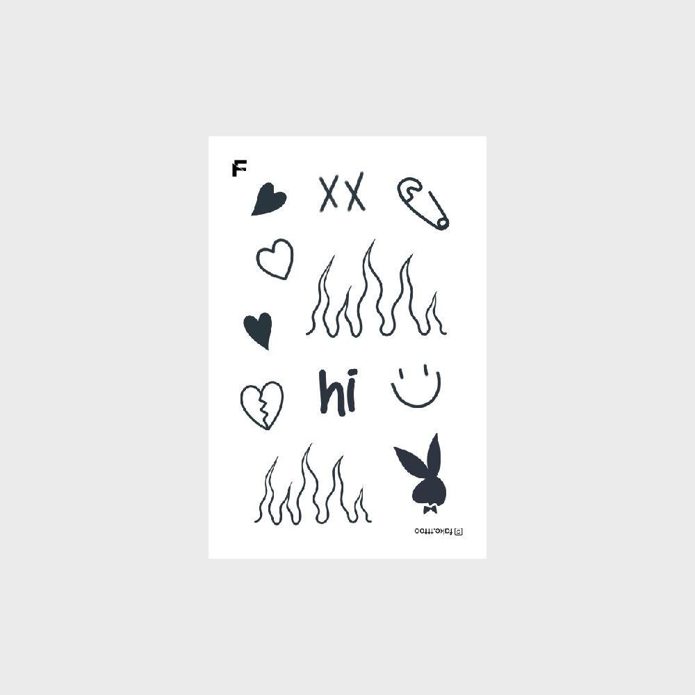 플레이걸 타투 스티커