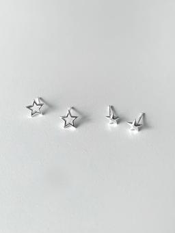(어센틱/ silver925) ﻿basic star earring 별귀걸이