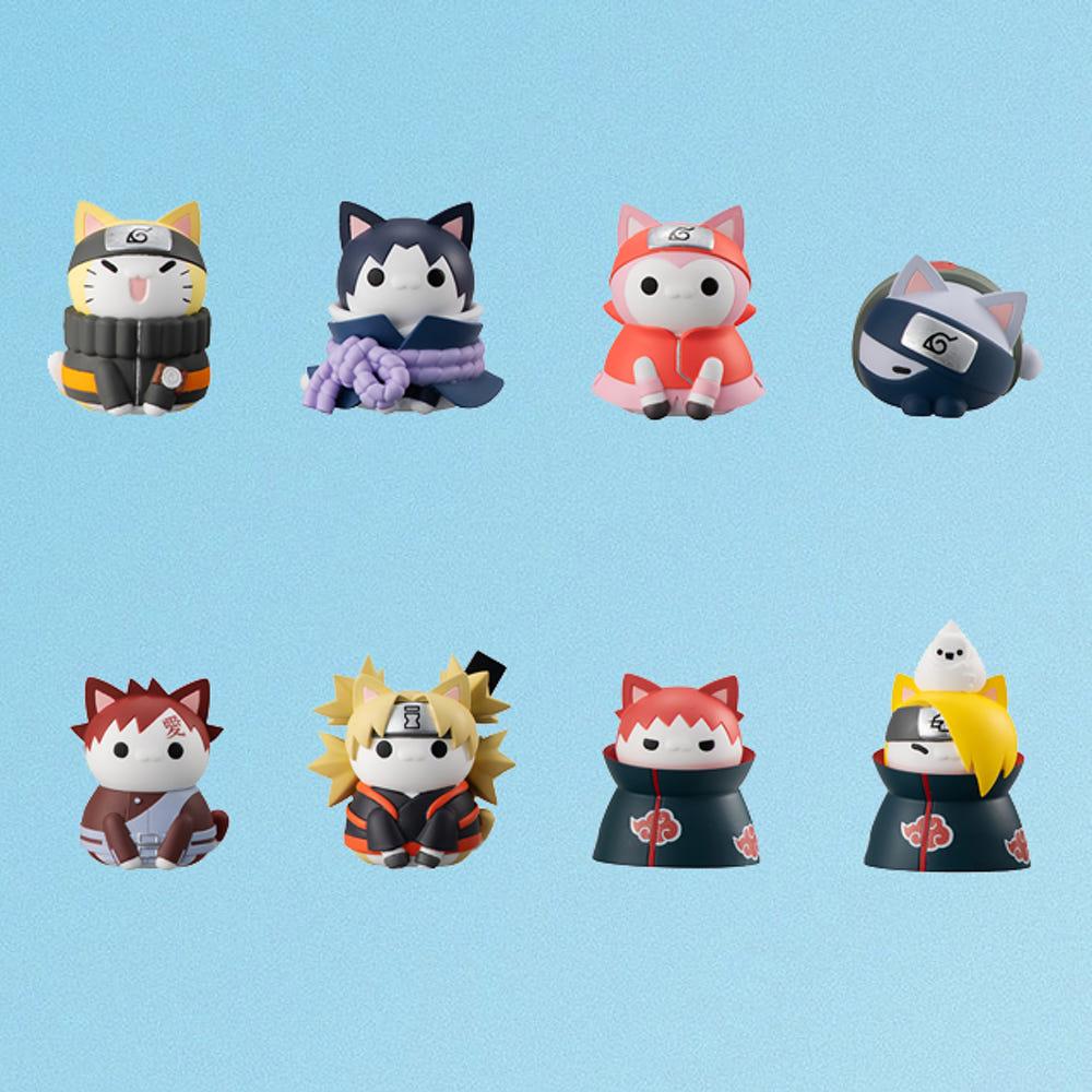 (25년 2월 발매) 메가하우스 MEGA CAT PROJECT 냐루토! 결전! 아카츠키전 돌입편 / 나루토 질풍전 [1BOX, 8개 구성, 재판]