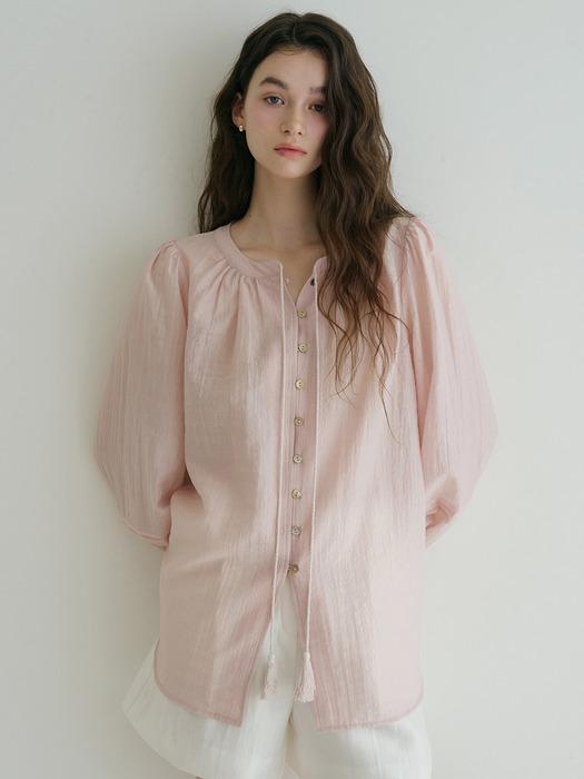 [단독] G Bohemian Tassel Blouse_Rozy
