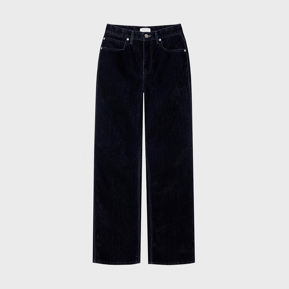 Velvet Denim Pants  · Black LA05_10