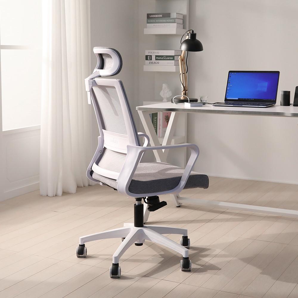 린백 LB13HW  화이트바디 헤드형 학생 공부 컴퓨터 책상의자