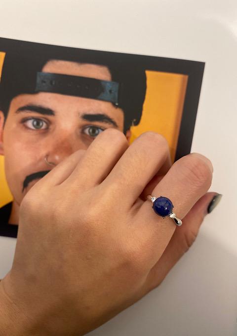 Lapis lazuli 925silver ring