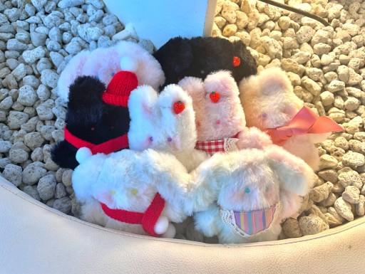 100% 손바느질 베이비코야코야 커스텀 토끼인형 키링