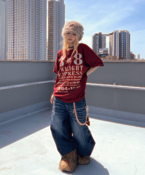 Novichi T-Shirt Burgundy