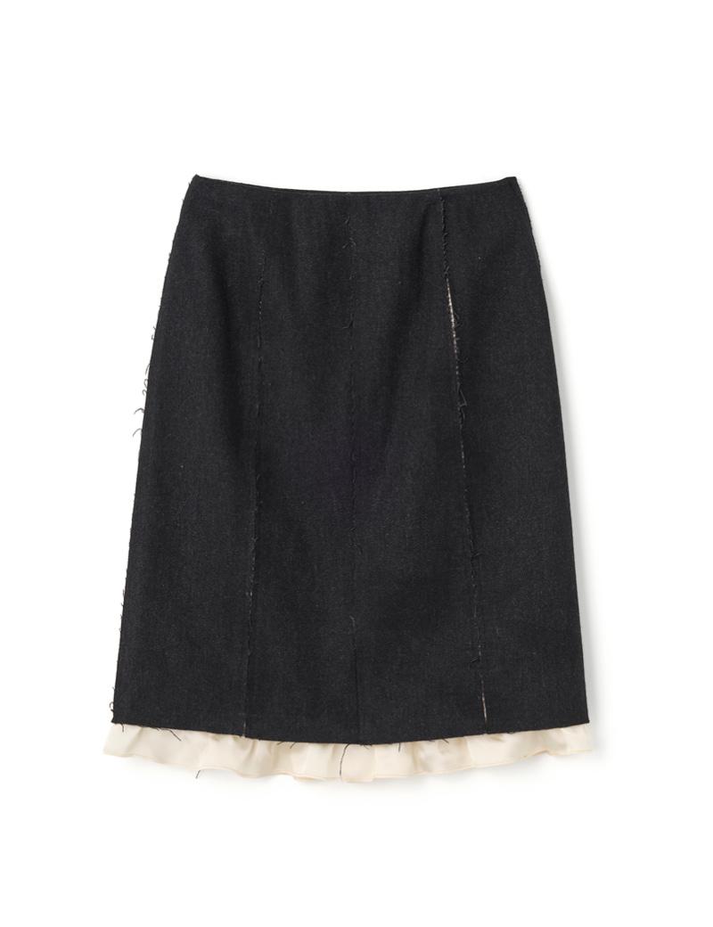 Denver Wool Skirt (Black)