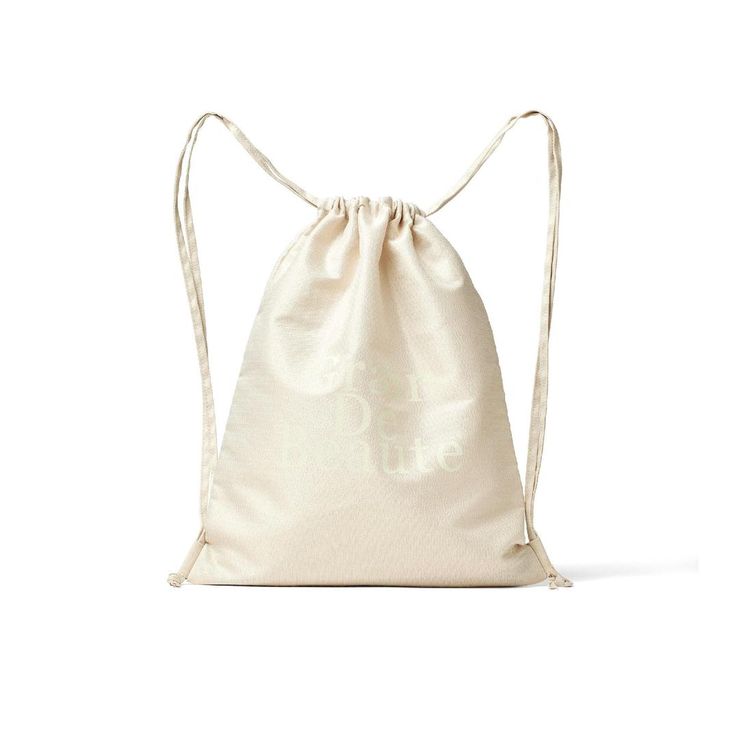 Signature String Gym Sack [BEIGE]