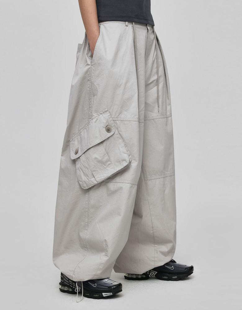 (UNISEX) 몰렛 밴딩 스트링 카고팬츠