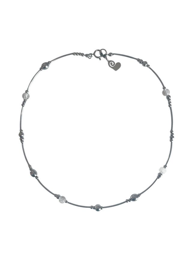 Swirl Heart Beaded Necklace
