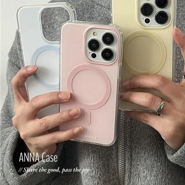 [해외] 색상추가💥인기폭발💥주문폭주🧨6컬러⭐기본템 ⭐ 파스텔톤 블루 핑크 옐로우 무지 심플 데일리 아이폰 11 12 13 14 15 프로 프로맥스 맥세이프 하드 젤 케이스