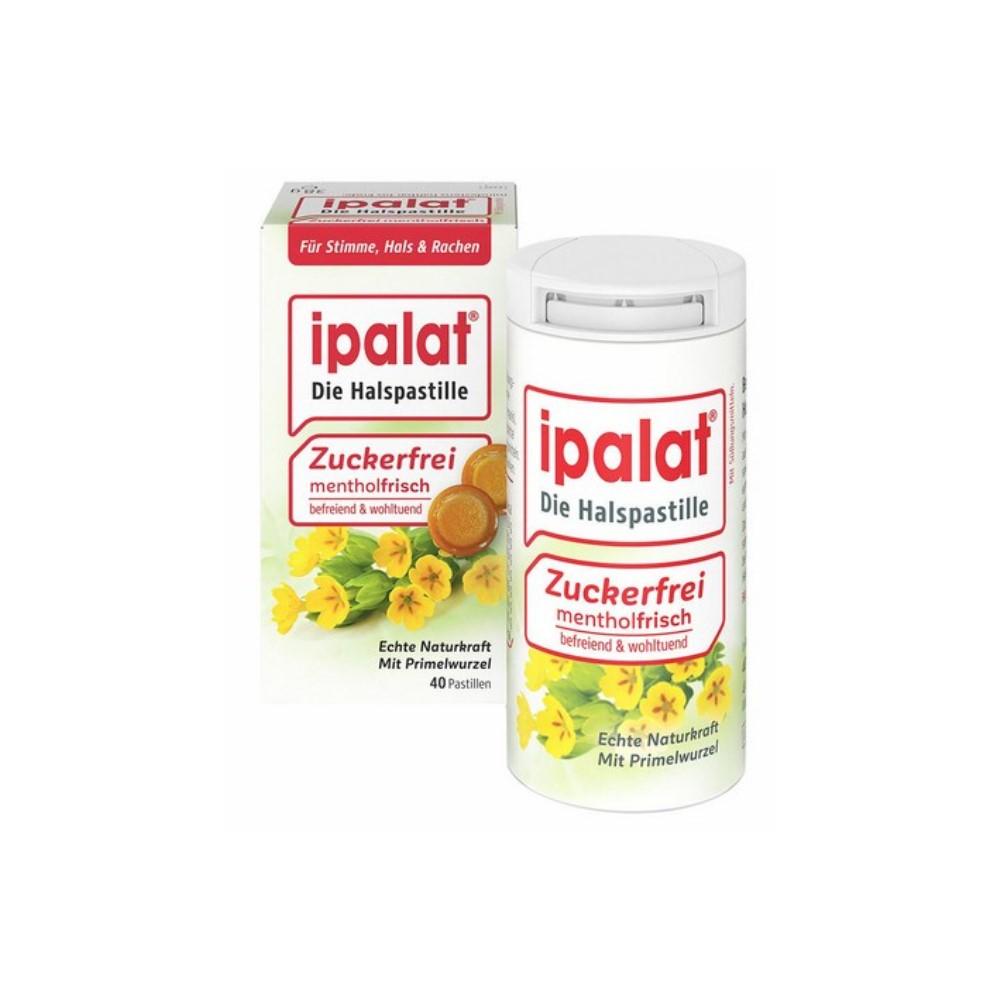 이팔라트 Ipalat 목캔디 무설탕 쉰목 기침 40정 독일직배송, 38g, 1개