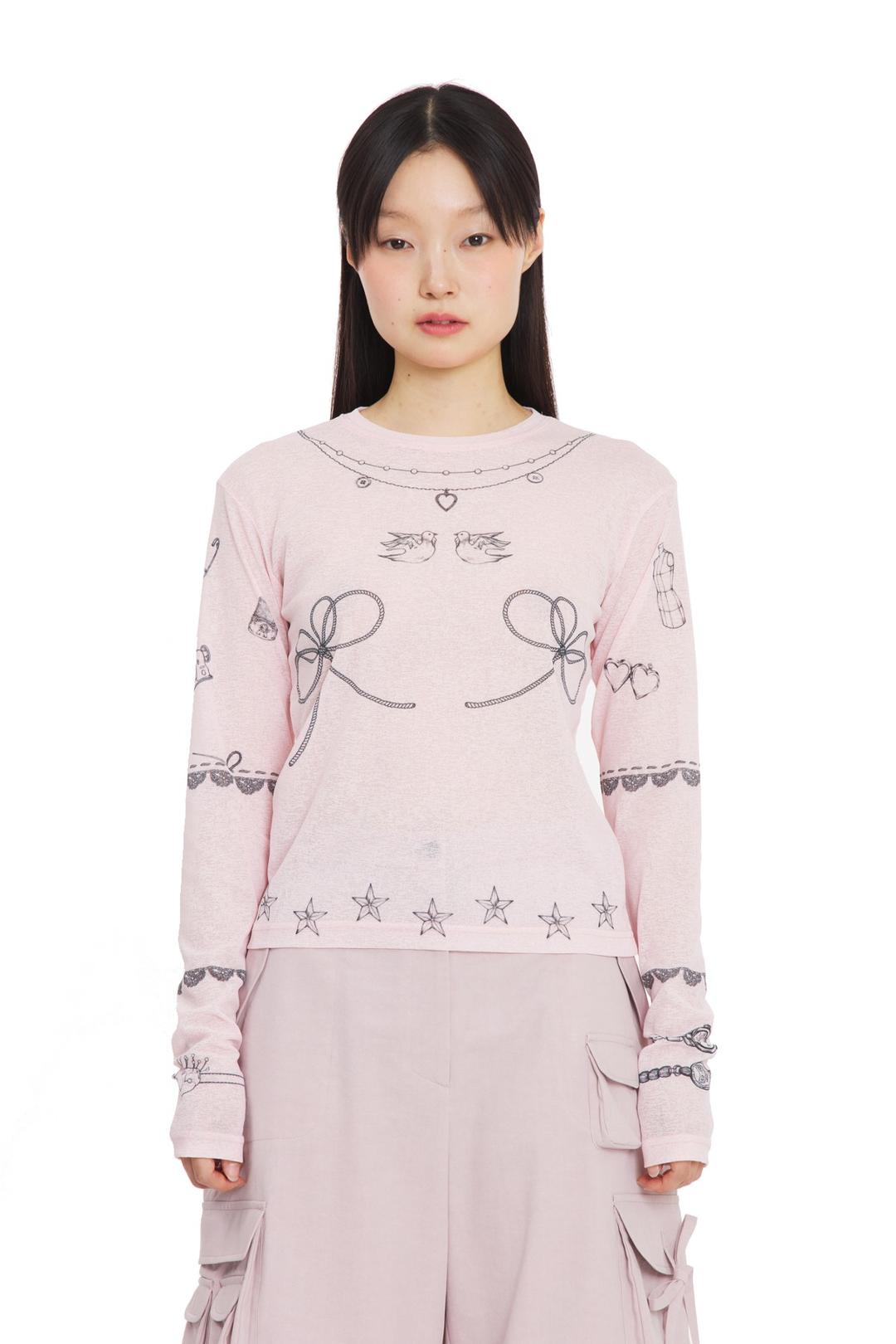 WWW JERSEY TOP (PINK)