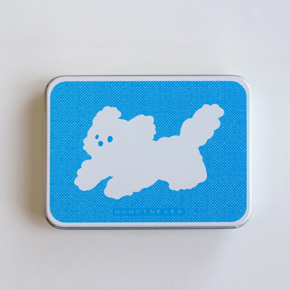 [철제 틴 케이스] 뭉개달리기 (악세사리 보관함, 스티커 휴대, 알약)