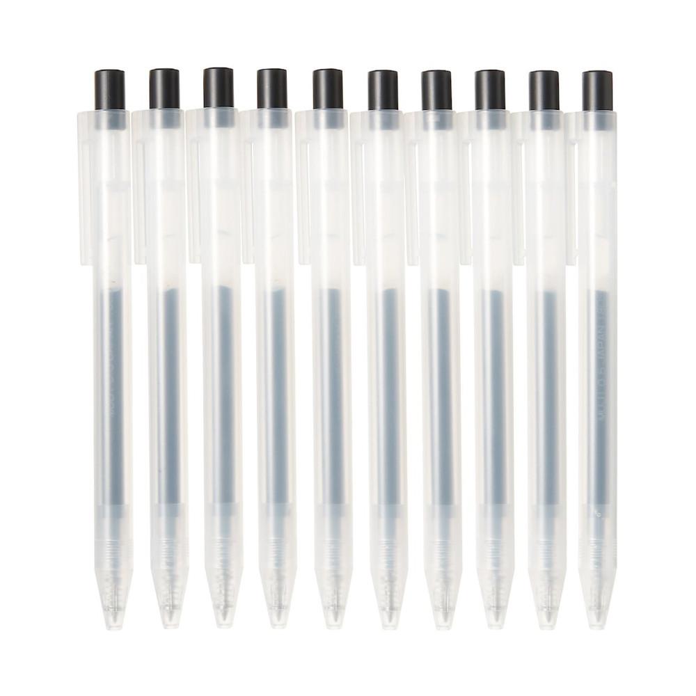 [MUJI] 노크식/캡식 볼펜 세트 10자루입