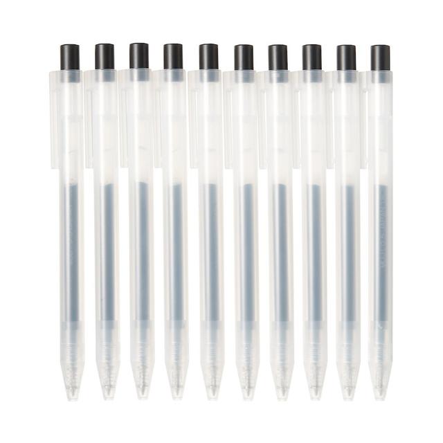 [MUJI] 노크식/캡식 볼펜 세트 10자루입