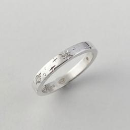 Planet Silver Ring (Flat)